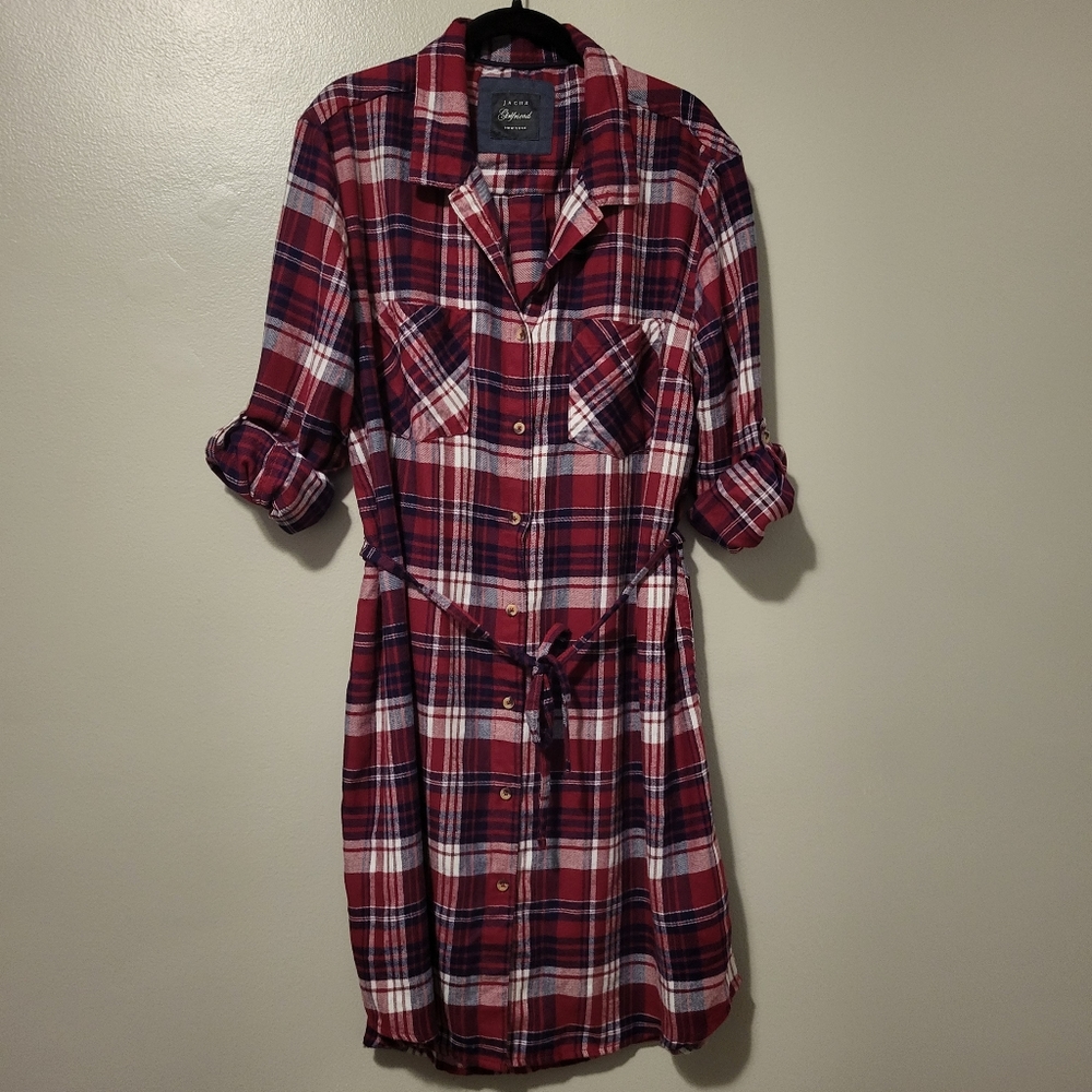 Size XXL Jachs Girlfriend New York Red, White, & Blue Button Down Dress